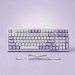 Bàn phím cơ Newmen GM328Pro White-purple, Red switch (LED Rainbows)