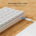 Bàn phím cơ Newmen Gaming GM611 (LED Rainbows/ Trắng)