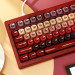 Bàn phím cơ AKKO Veekos K75 Wine Red 