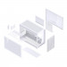 Vỏ máy tính JONSBO D33 WHITE (Mini Tower/ M-ATX/ Trắng)