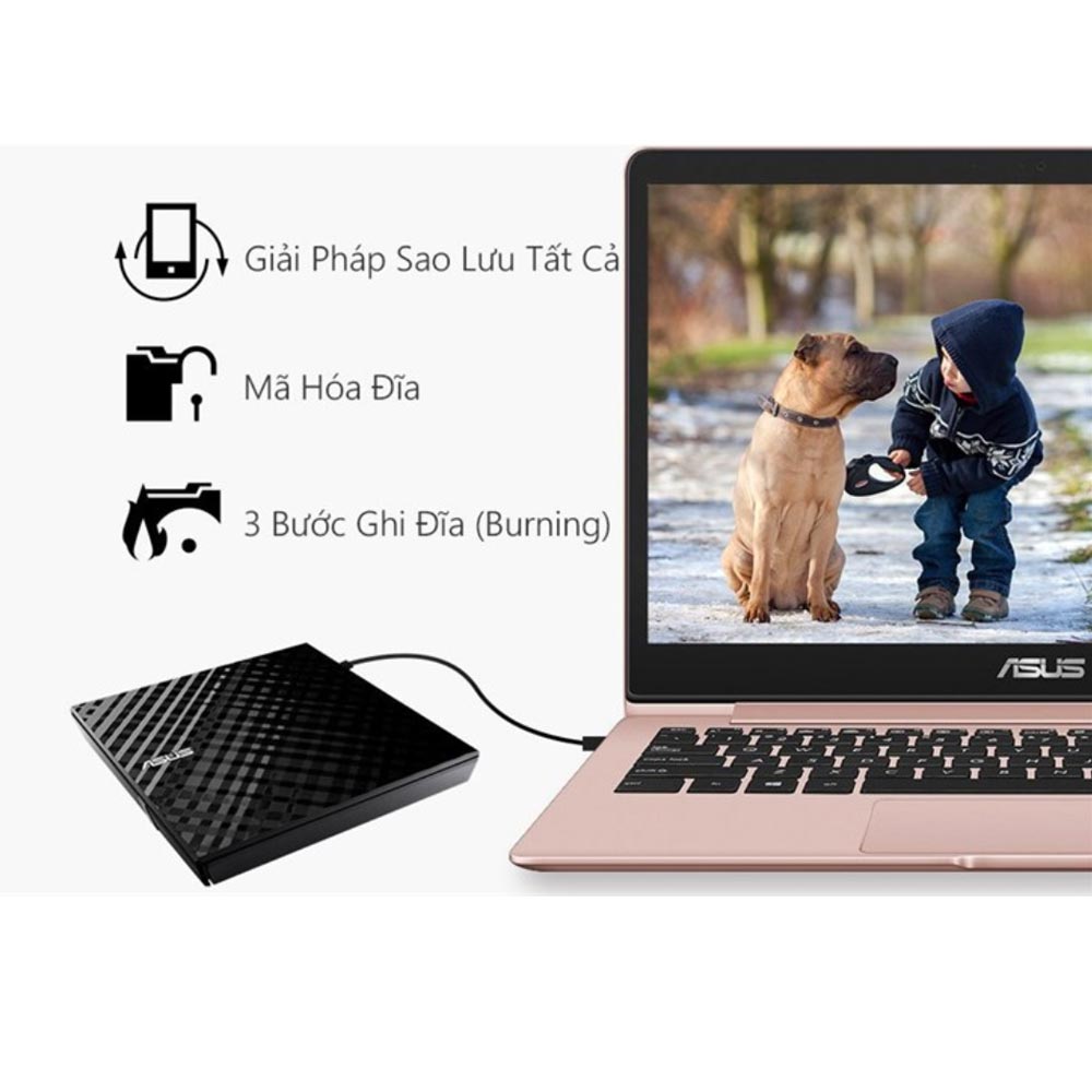 Ổ quang DVDW lắp ngoài Asus SDRW-08D2S-U LITE